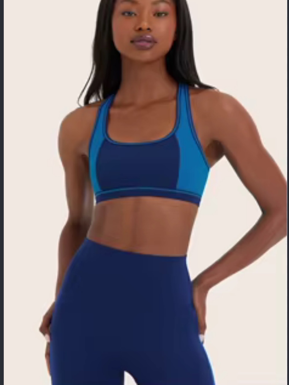 SET ACTIVE Luxform Orca colorway bra & leggings set